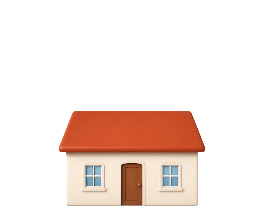 A house in the distance